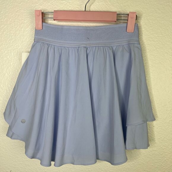 Lululemon Court Rival High-Rise Skirt *Long pastel blue size 4 - Picture 6 of 7